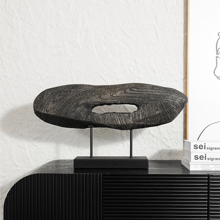 Contemporary Wooden Decorative Sculpture