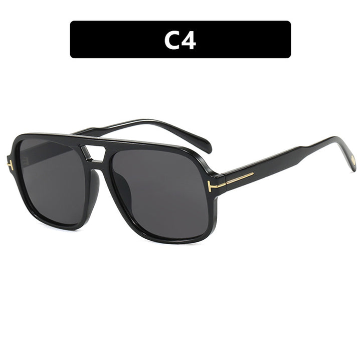 Women's trendy sunglasses with square frame and polarizing yellow lenses Kalsten