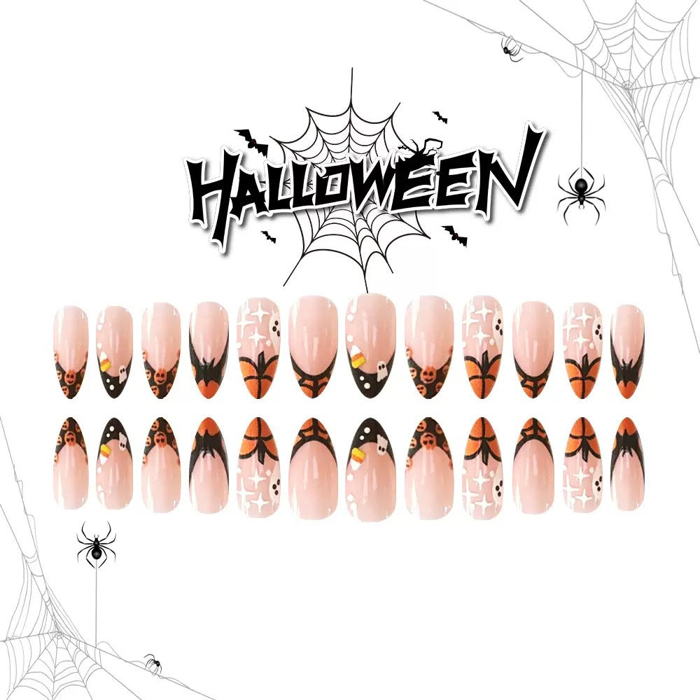 Nail art set with creative Halloween designs Kalsten