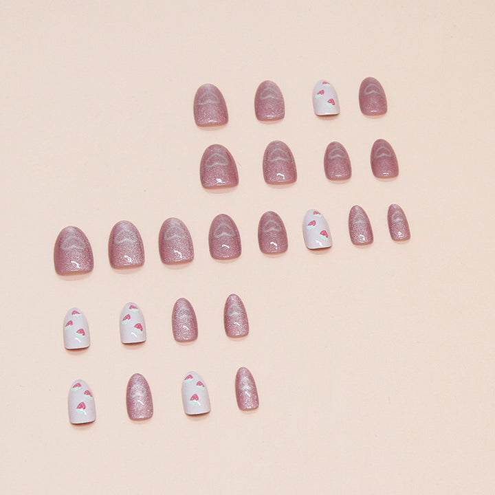 Strawberry Floral Nail Art Set Kalsten