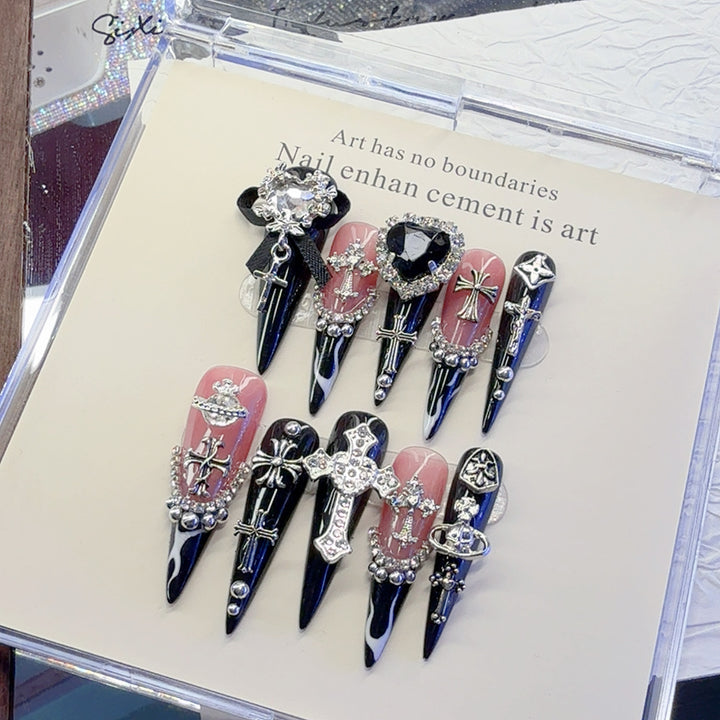 Gothic Inspired Decorative Nail Art Set