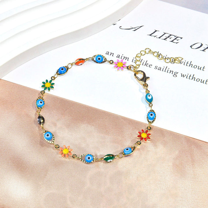 Colorful Evil Eye Charm Bracelet Kalsten 1788164354