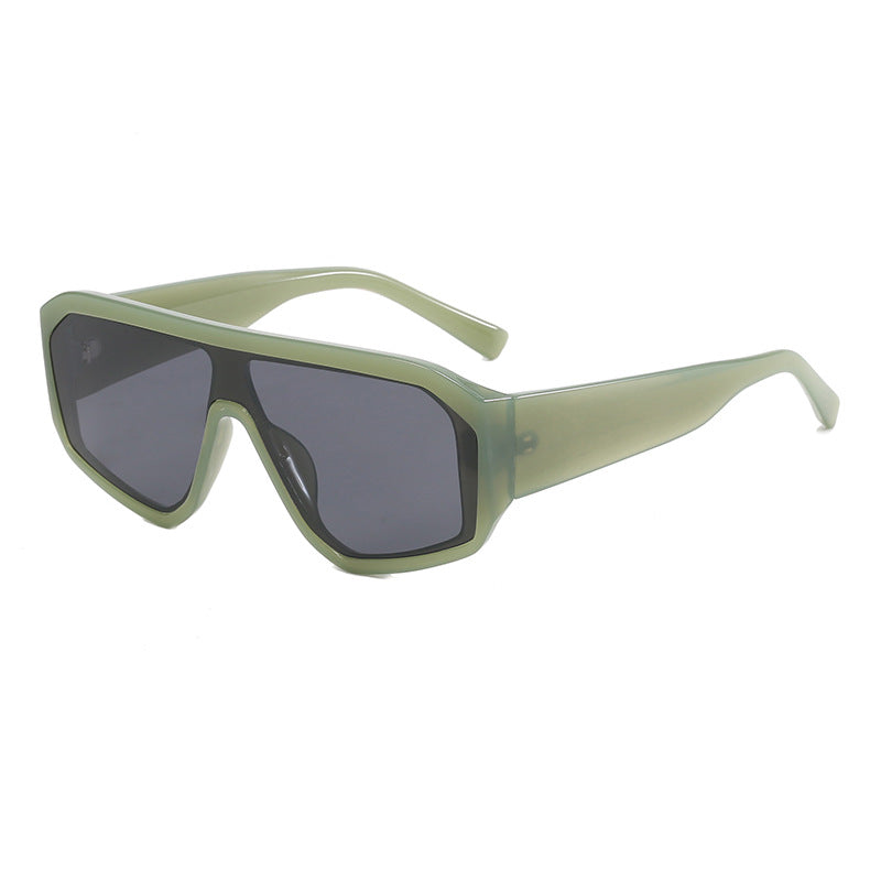 Women's oversized sunglasses in modern design with wide frame Kalsten