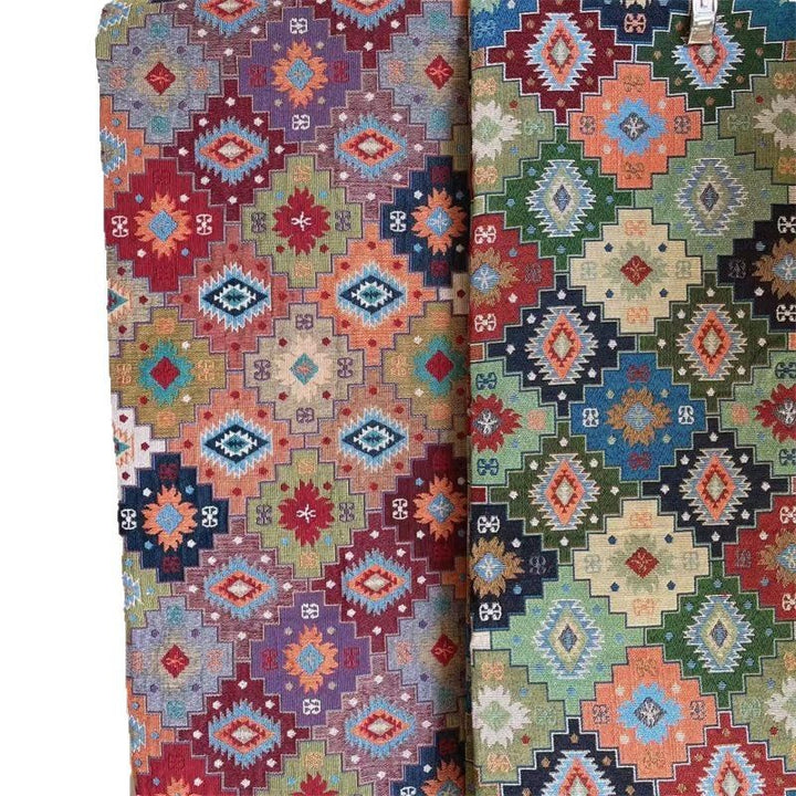 Geometric Patterned Decorative Tapestry