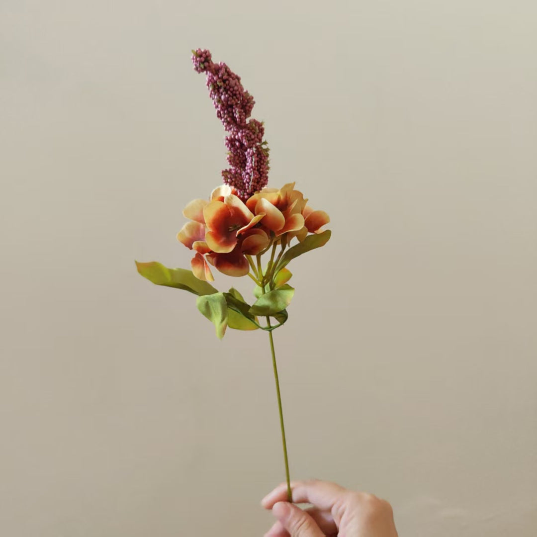 Lifelike Floral Decorative Stem