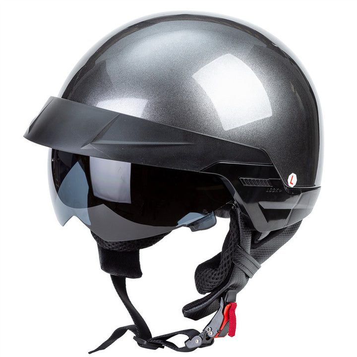 Urban Style Motorcycle Half-Helmet with Visor Kalsten
