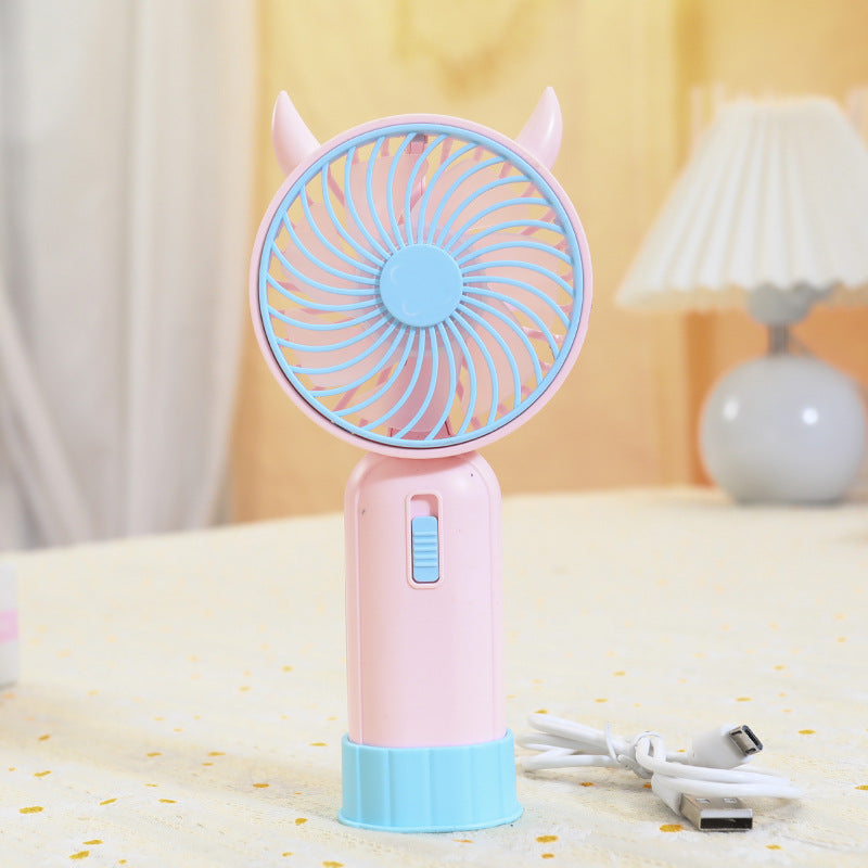 Women's Portable Handheld Fan with Cute Animal Design Kalsten