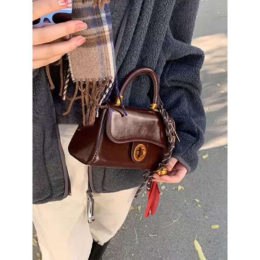 Elegant Structured Satchel Kalsten
