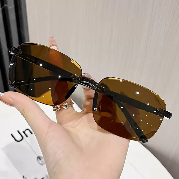 Modern Oversized Rectangle Sunglasses Kalsten