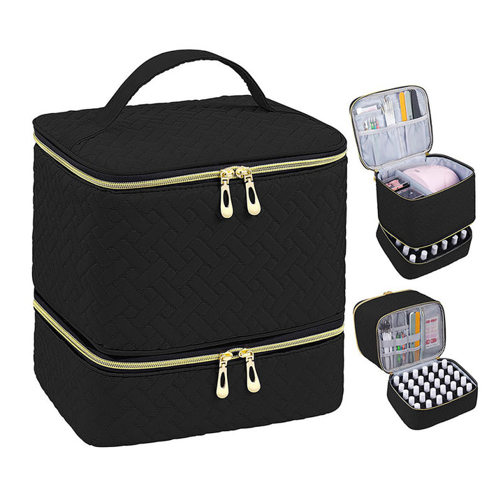 Cosmetic storage bag with multiple compartments Kalsten