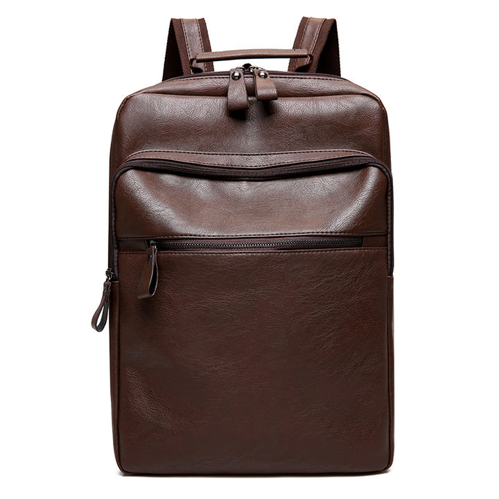 Sleek Leather Laptop Backpack Kalsten