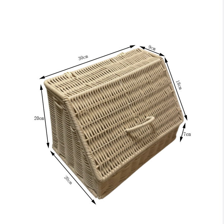 Handcrafted Decorative Woven Storage Chest Kalsten