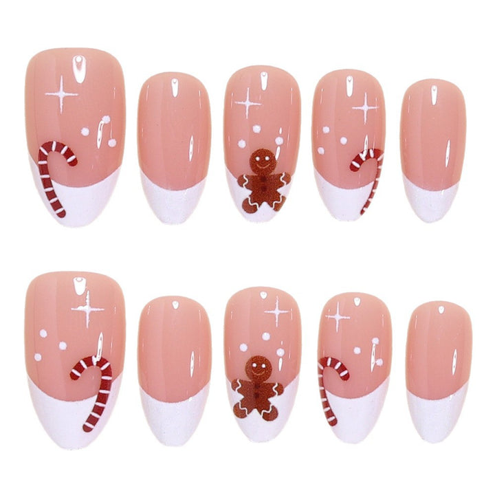 Holiday-Themed Press-On Nail Art Kalsten