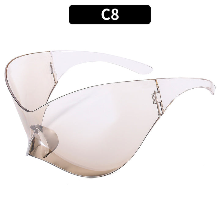Futuristic High-Performance Shield Sunglasses