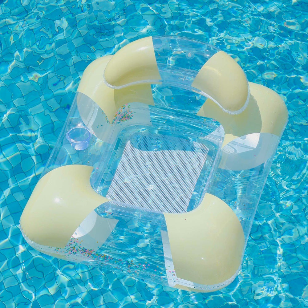 Inflatable Pool Lounger with Canopy Kalsten