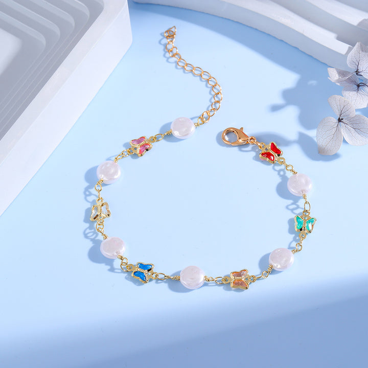 Eye Charm and Daisy Bracelet Kalsten