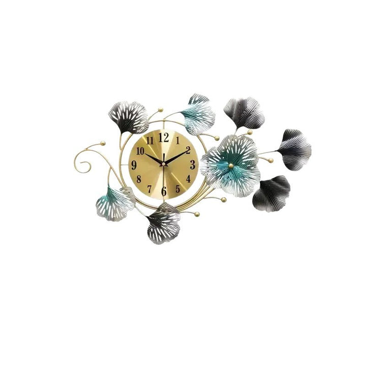 Artistic Floral Wall Clock Sculpture Kalsten