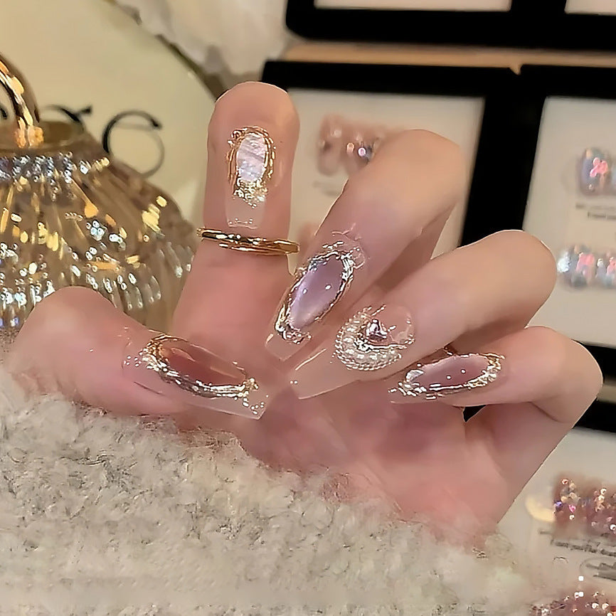 Elegant Decorative Press-On Nail Art Kalsten
