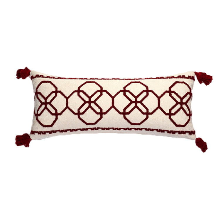 Handcrafted Handwoven Lumbar Cushion Cover
