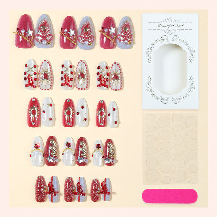 Holiday-Themed Press-On Nail Art Collection Kalsten