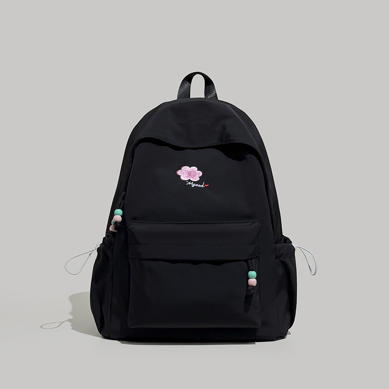 Elegant Floral Embellished Backpack Kalsten