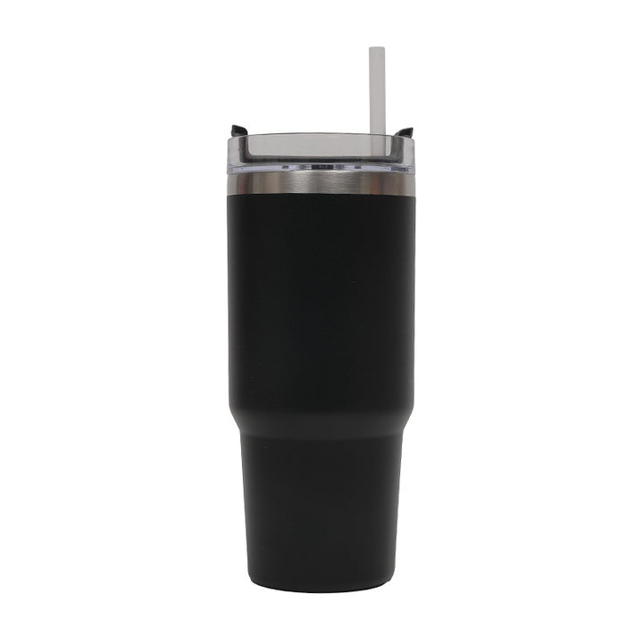 Women's Thermo Drinking Cup with Ergonomic Handle and Practical Straw Kalsten