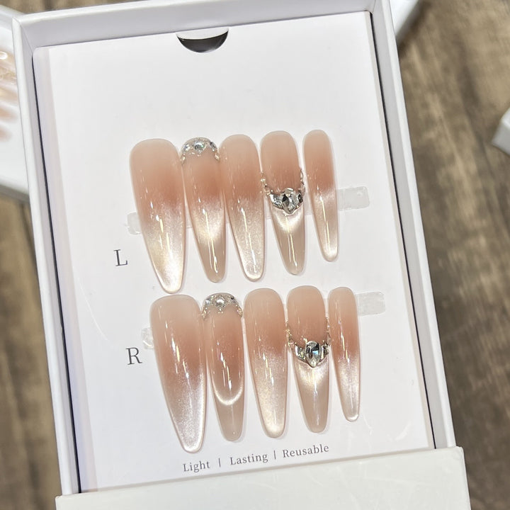 Reusable Press-On Nail Art Set Kalsten