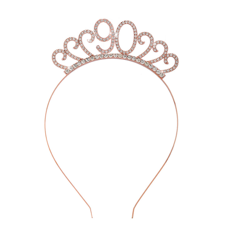 Ladies Crystal Tiara with Custom Designed Number Motif Kalsten