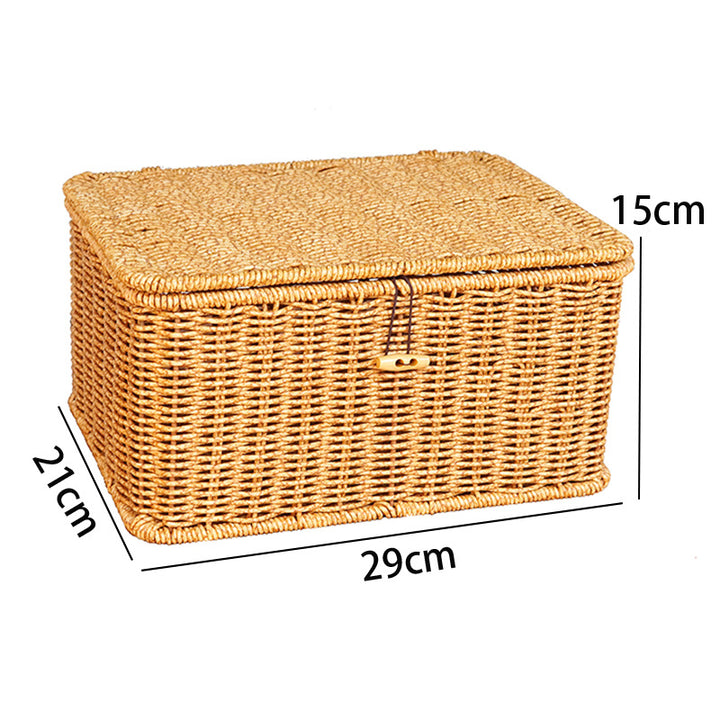 Handcrafted Wicker Storage Chest Kalsten