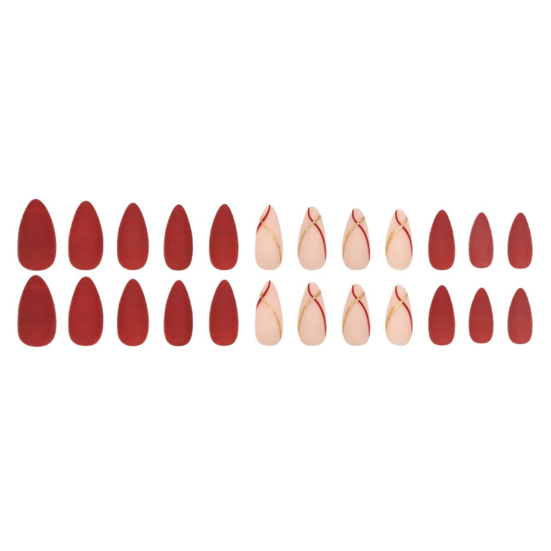Elegant Stiletto Press-On Nail Set Kalsten