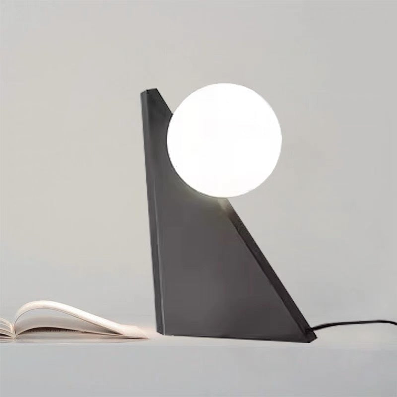 Artistic Triangular Floor Lamp with Geometric Design