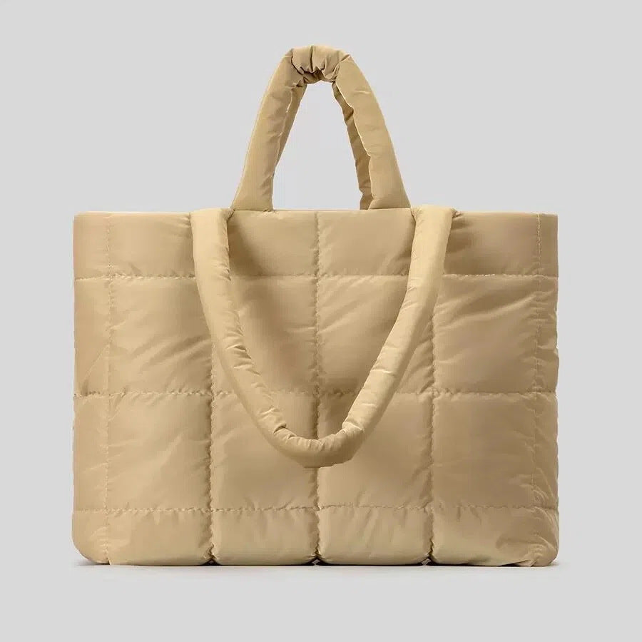 Padded Quilted Tote Bag