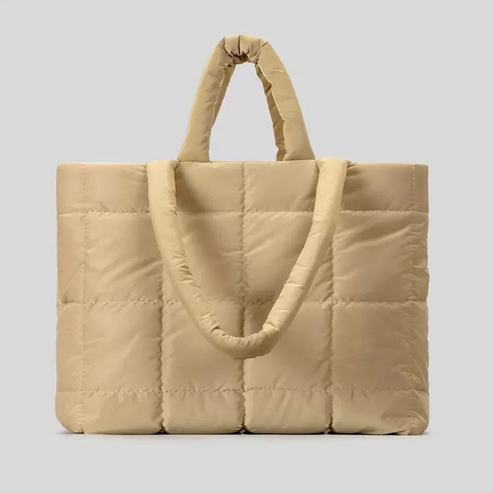 Padded Quilted Tote Bag