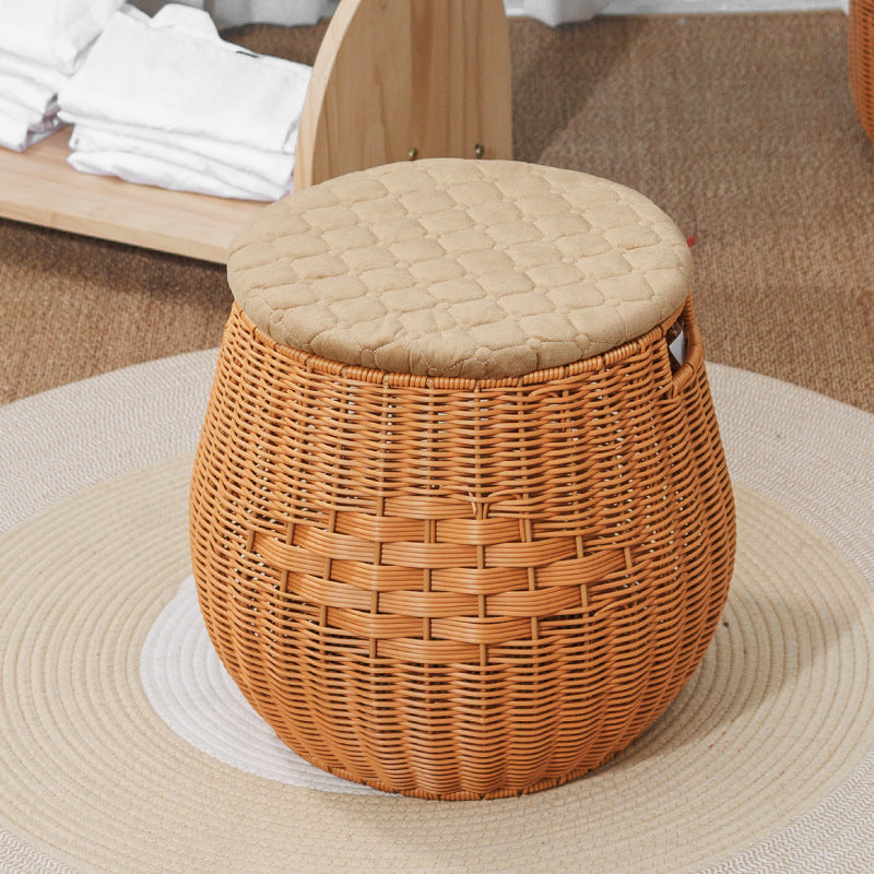 Woven Rattan Lounge Chair Kalsten