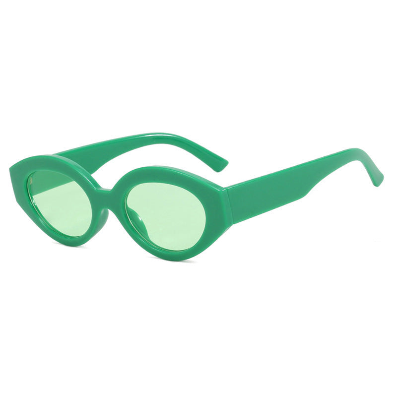 Ladies trendy cat-eye sunglasses with animal print Kalsten
