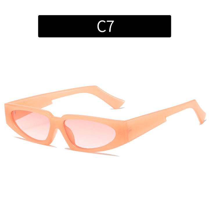 Futuristic Low-Profile Shield Sunglasses