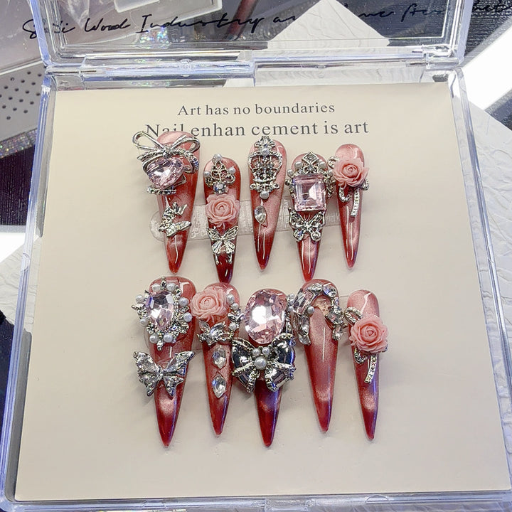Glamorous Decorative Nail Art Tips Set