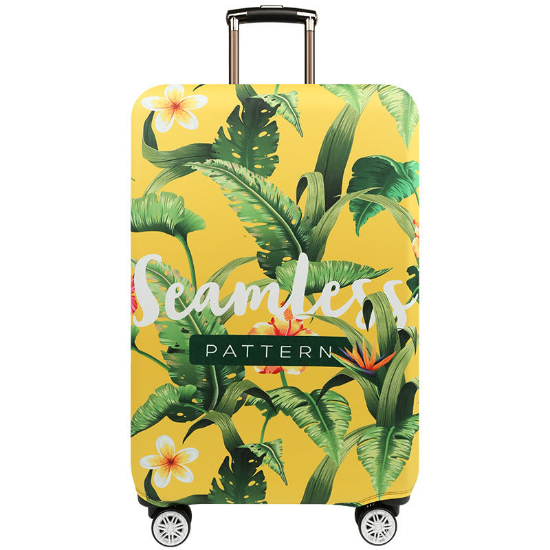 Women Hard Shell Suitcase with Exotic Plant Pattern Kalsten