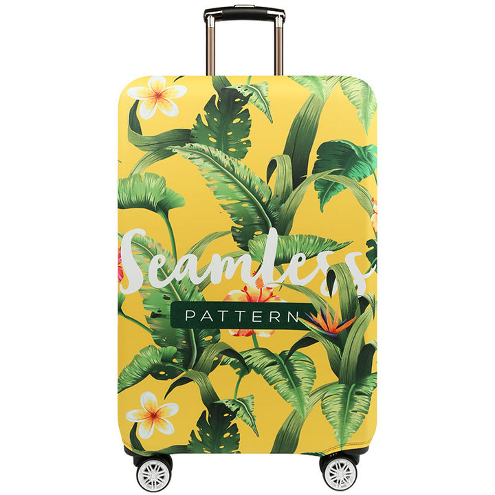 Women Hard Shell Suitcase with Exotic Plant Pattern Kalsten