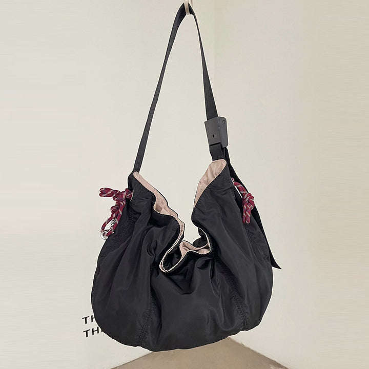 Functional Drawstring Shoulder Bag