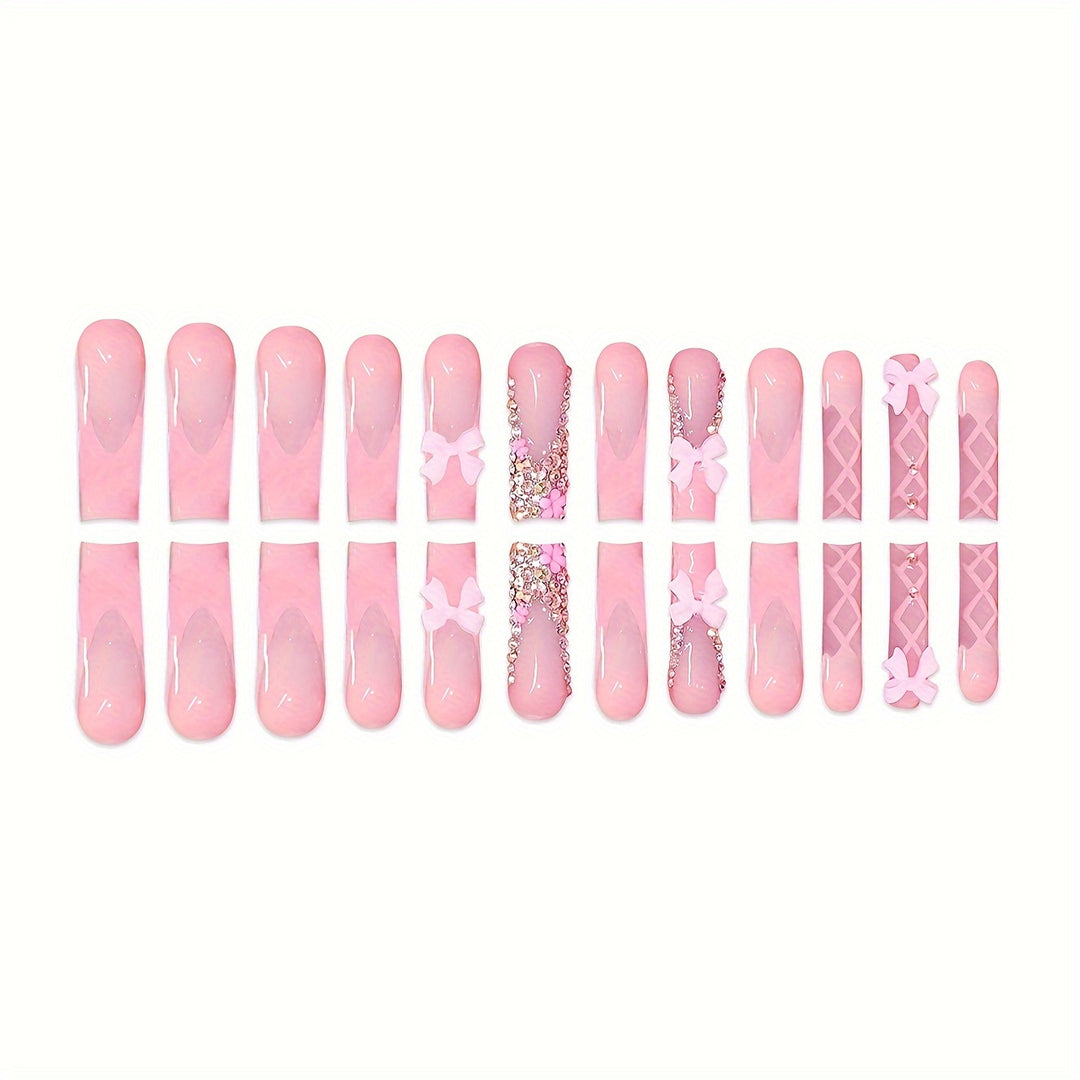 Decorative Press-On Nail Set Kalsten