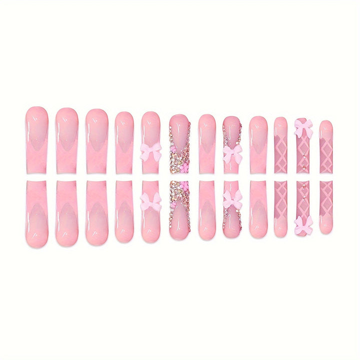 Decorative Press-On Nail Set Kalsten