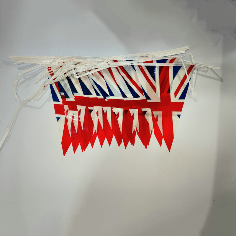 Unisex nan robust Outdoor Pennant String made of polyester with star field and pointed pendants Kalsten