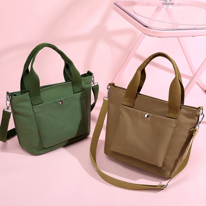 Compact Multi-Functional Canvas Handbag Kalsten