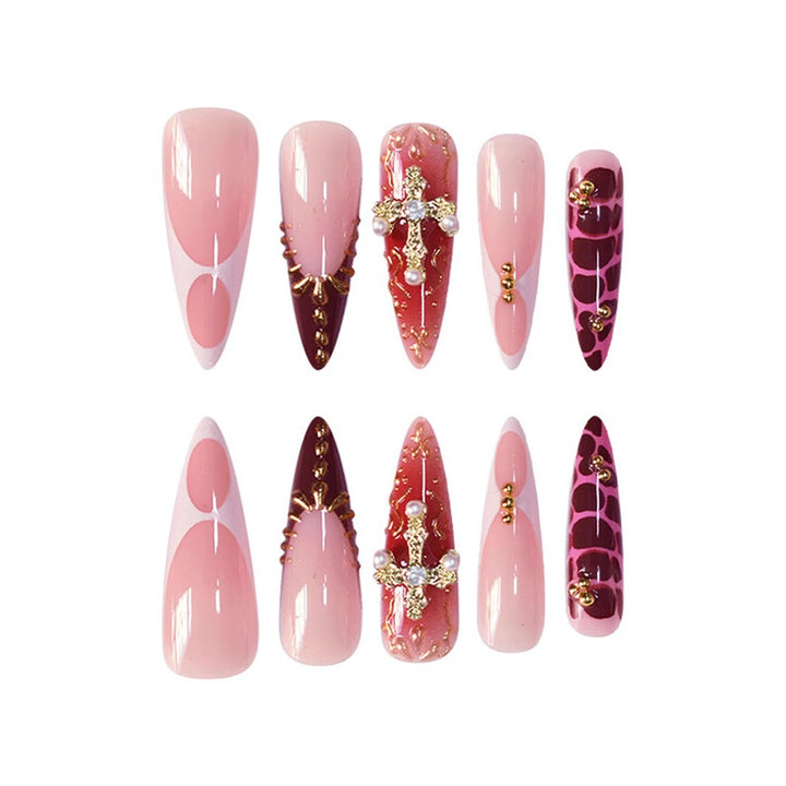 Elegant Stiletto Press-On Nail Set Kalsten