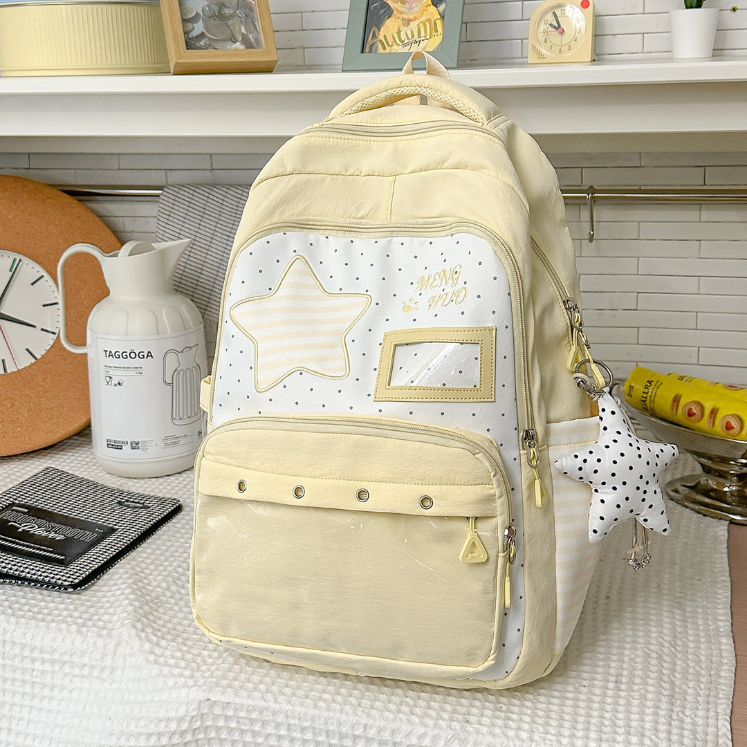 Fun-Themed Star Print Backpack Kalsten