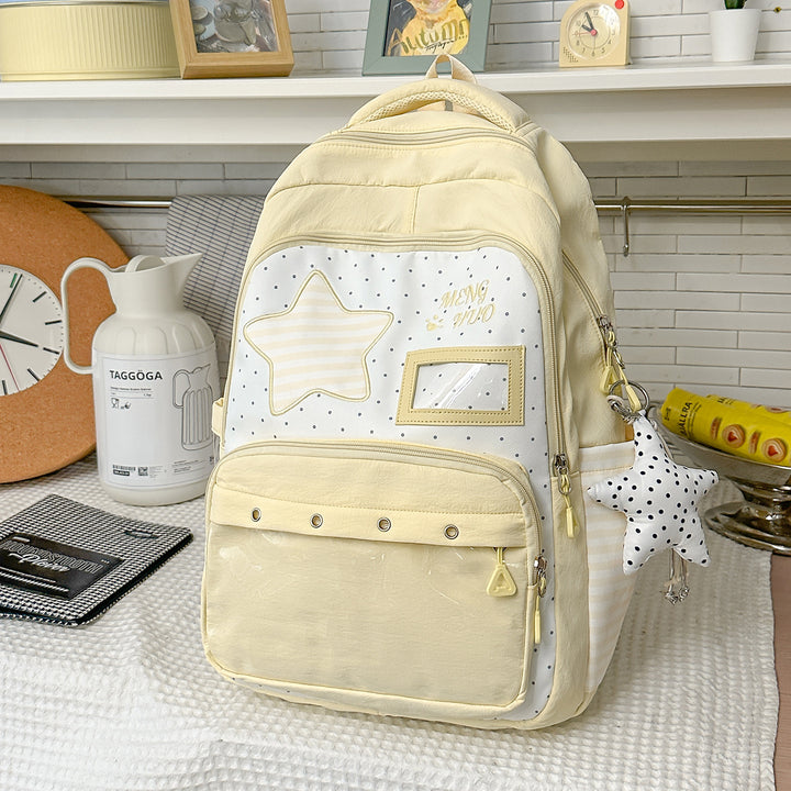 Fun-Themed Star Print Backpack Kalsten