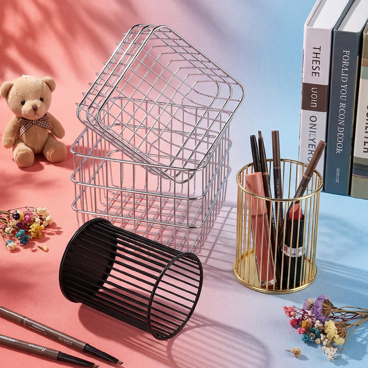 Elegant table organizer made of metal rods Kalsten