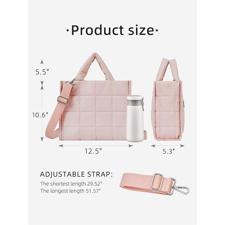 Fashionable Shoulder Bag Made of Quilted Material Kalsten