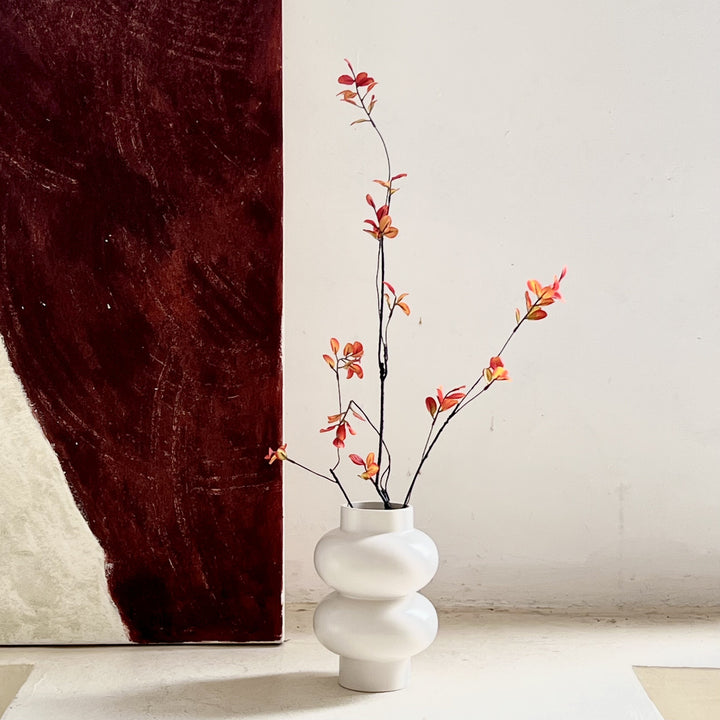 Contemporary Ceramic Flower Vase for Home Display